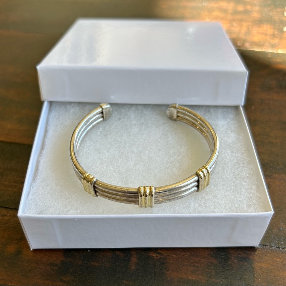 Vintage Women’s 950 Silver Cuff Bracelet - Picture 5 of 11